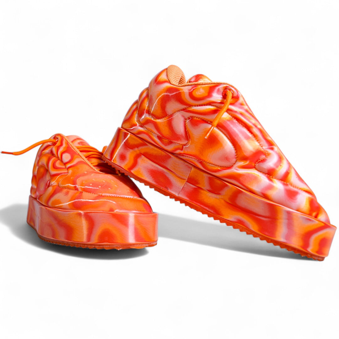 "ORANGE HAZE" PATENT LEATHER SUPACLOUD (BACK2SCHOOL)