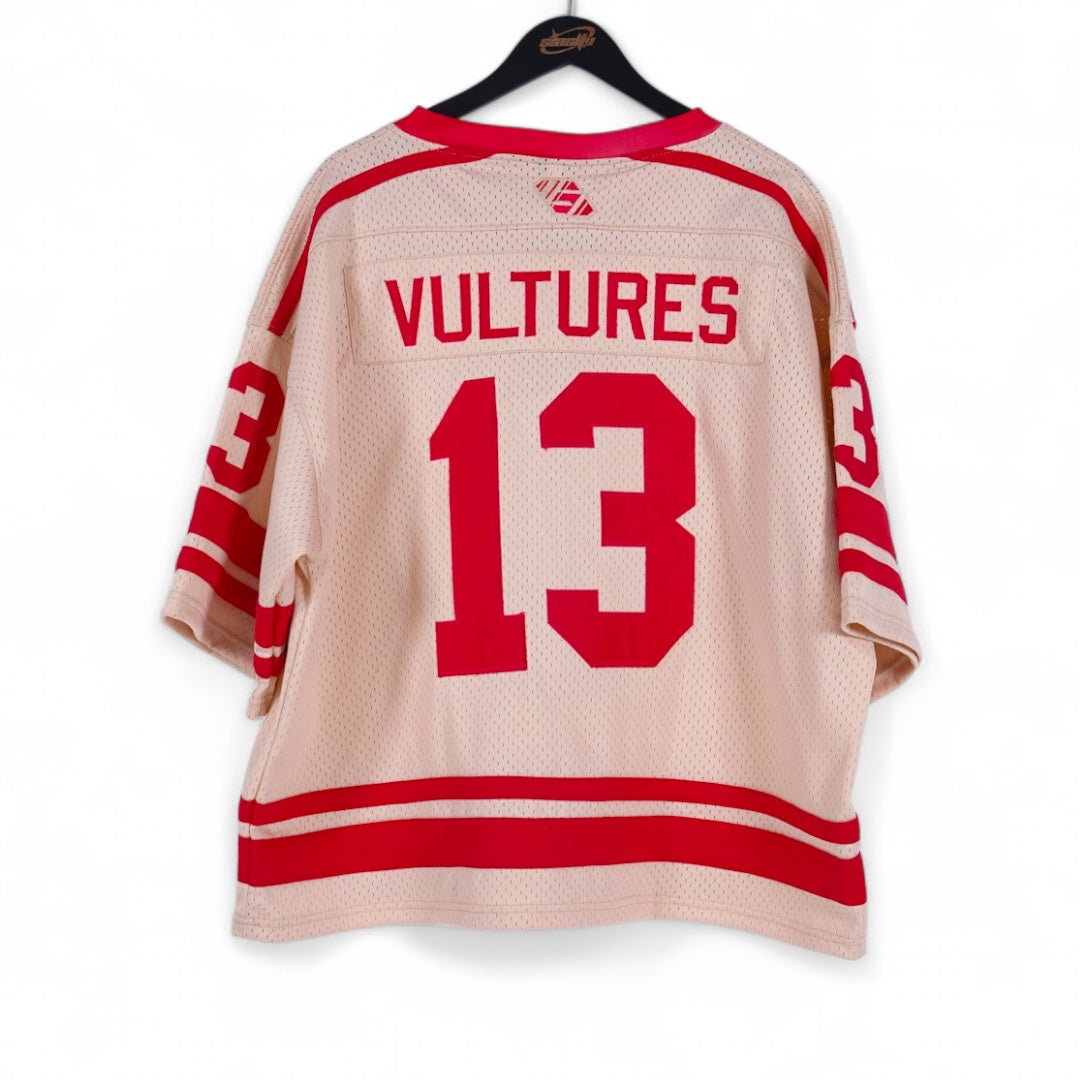 SIA "SIA WINGS " TAN/RED BOX CUT HOCKEY JERSEY