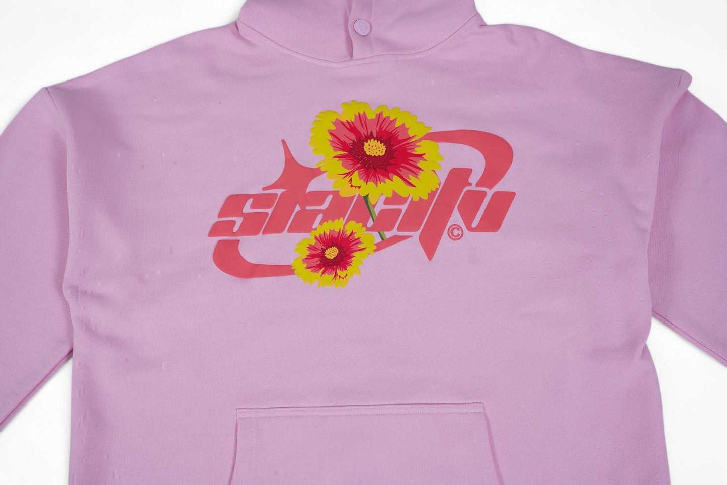 "GAILLARDIA" PUFF PRINT FLOWER HOODIE (BACK2SCHOOL)
