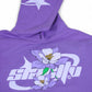 "AQUILEGIA CAERULEA" PUFF PRINT FLOWER HOODIE (BACK2SCHOOL)