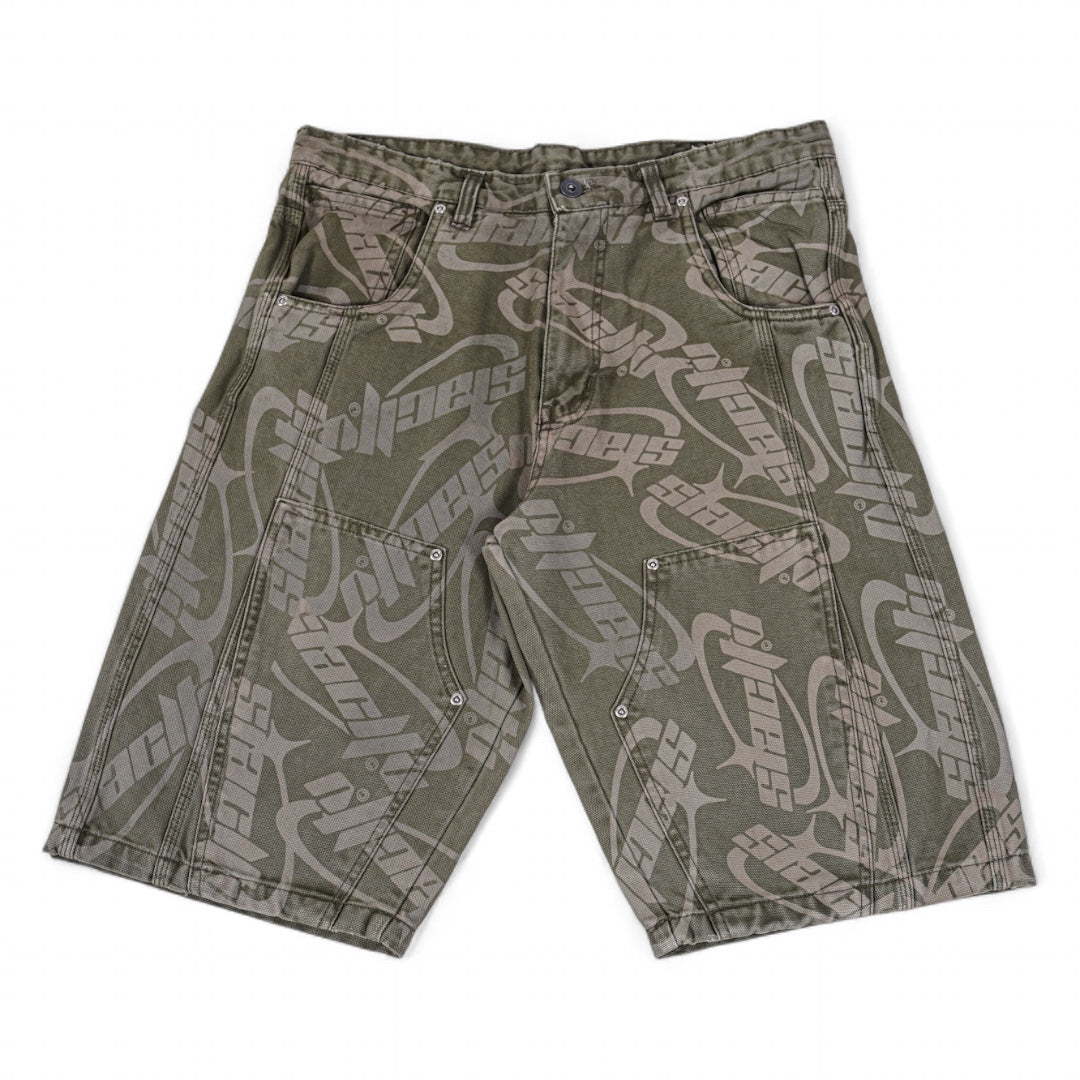 SIA LABS CUSTOM MADE “OLIVE” CARPENTER SHORTS