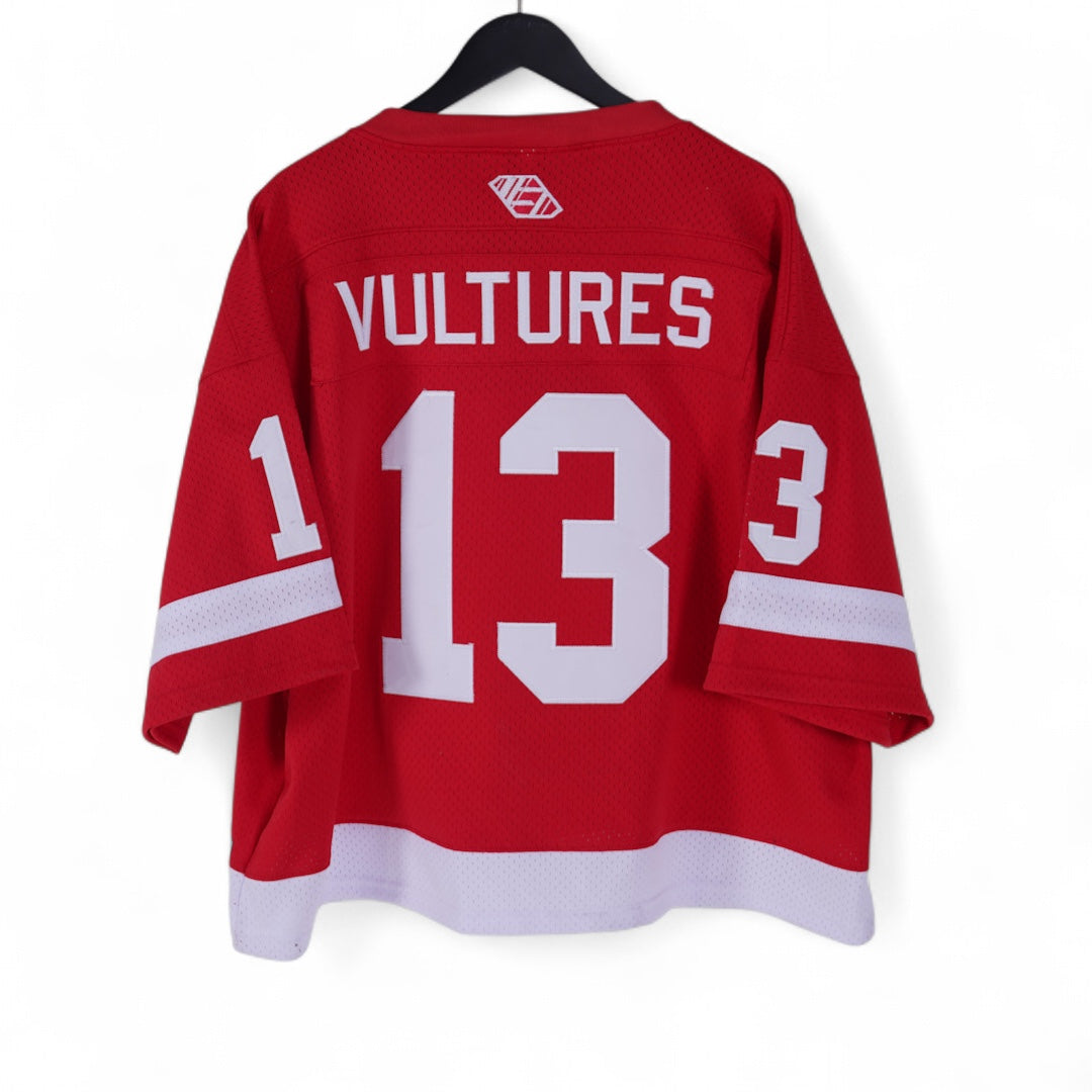 "SIA WINGS " RED/WHITE BOX CUT HOCKEY JERSEY (BACK2SCHOOL)