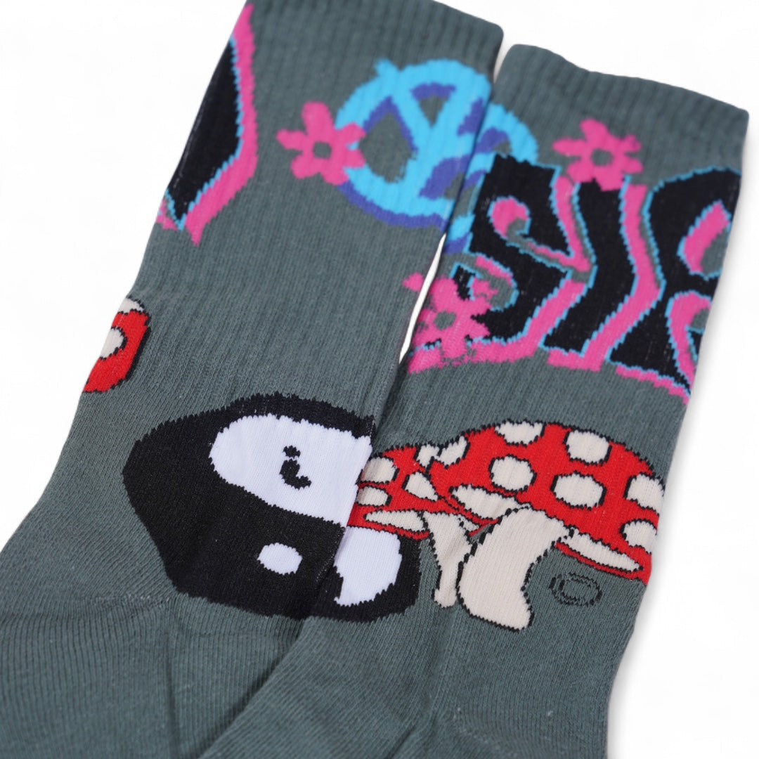 SIA "MUSHROOM"  OLIVE SOCKS