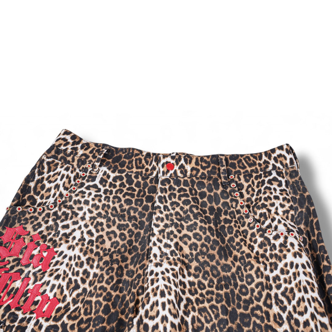 EXTENDED SHORTS (LEOPARD)