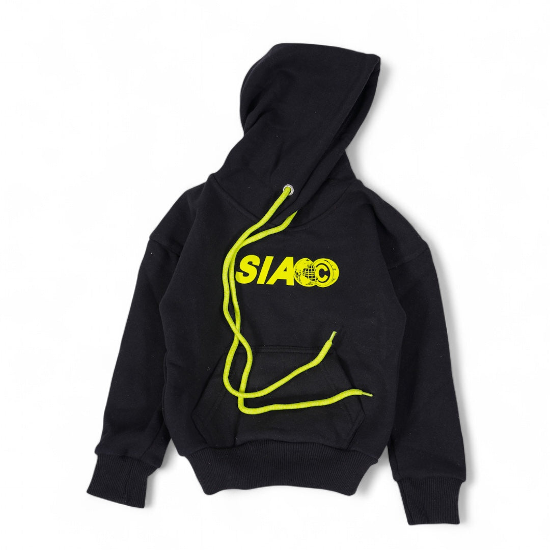KIDS "BLACK/VOLT" HOODIE (BACK2SCHOOL)