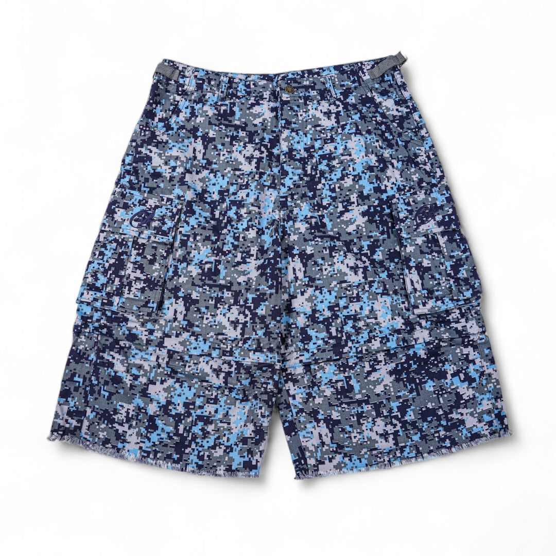 SIA “BLUE” DIGITAL CAMO EXTENDED CONVERTIBLE SHORTS