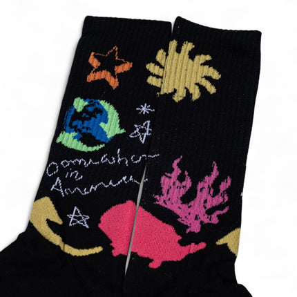 SIA “SIA WORLD” BLACK SOCKS