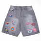 RACING SHORTS (LIGHT GREY)
