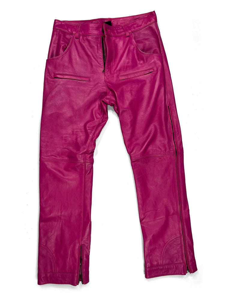
                  
                    Load image into Gallery viewer, (MEMBERSHIP PRE-ORDER) SIA LEATHER UPSIDE DOWN &amp;quot;PINK&amp;quot; PANTS
                  
                