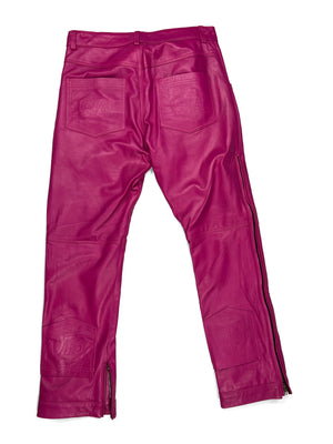 
                  
                    Load image into Gallery viewer, (MEMBERSHIP PRE-ORDER) SIA LEATHER UPSIDE DOWN &amp;quot;PINK&amp;quot; PANTS
                  
                