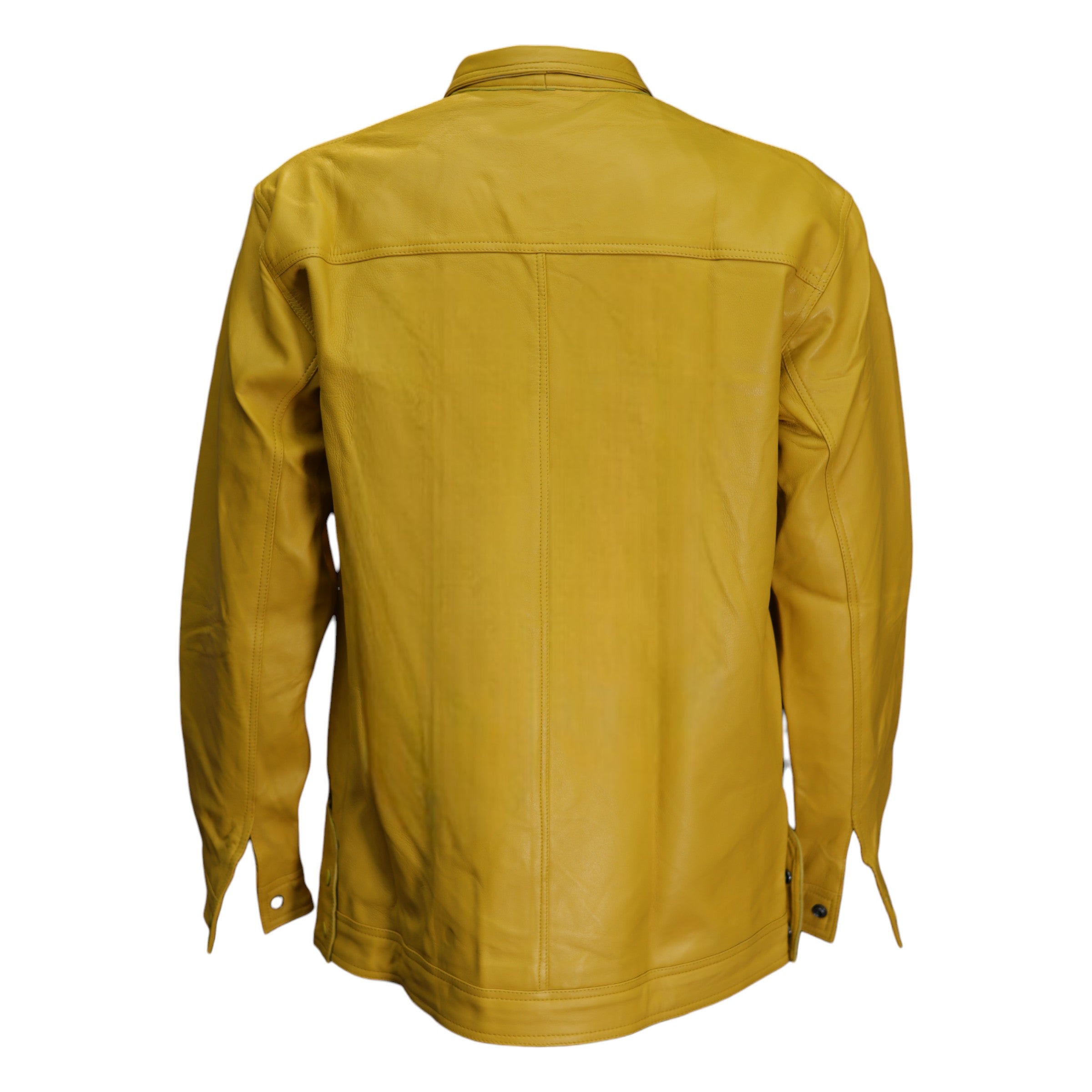 FW/24 SIA LEATHER BLICKY TOP - MUSTARD