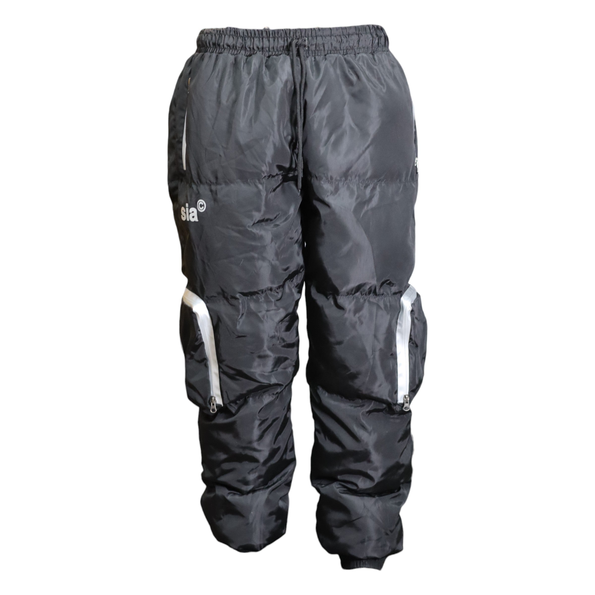 FW/24 SIA BLACK PUFFER PANTS