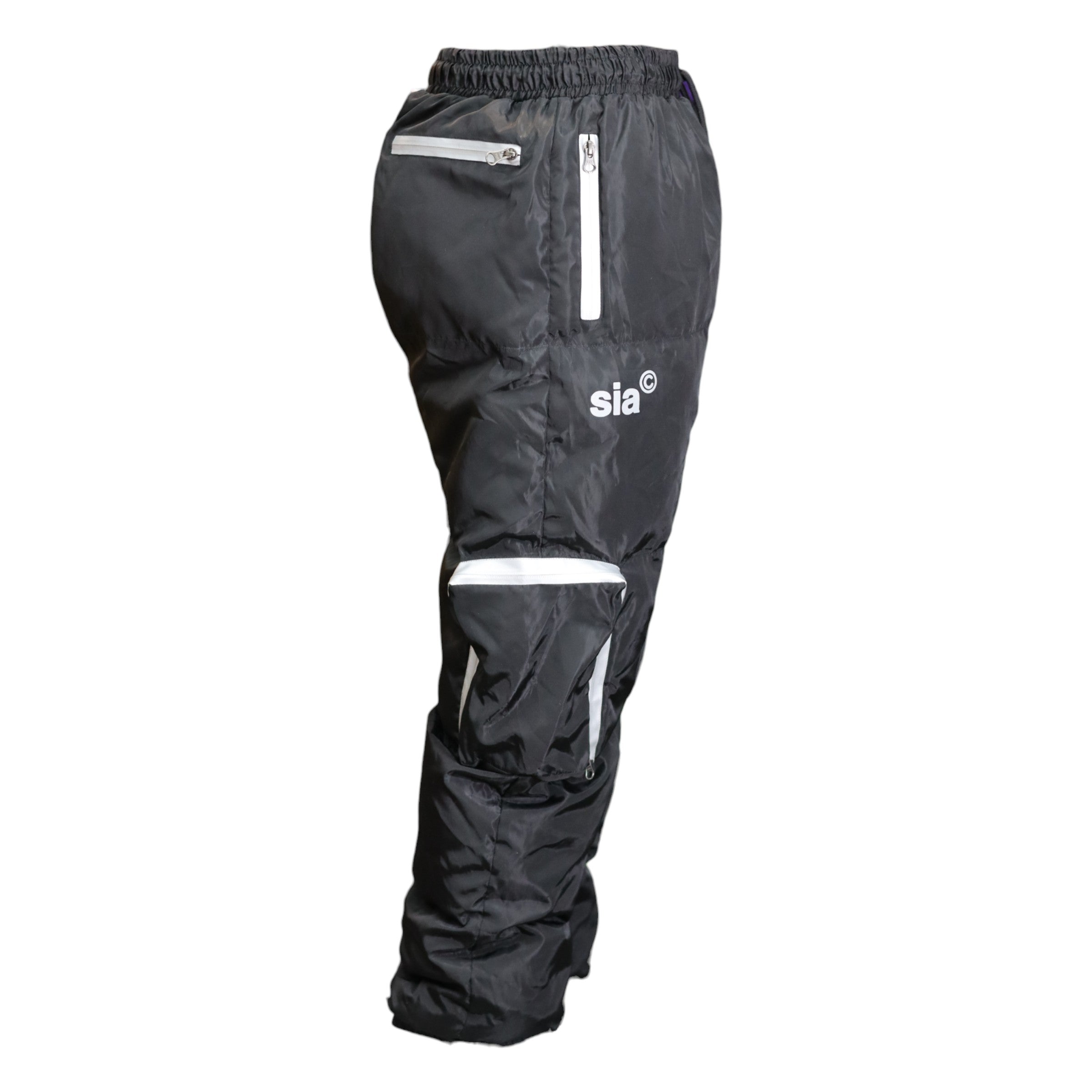 FW/24 SIA BLACK PUFFER PANTS