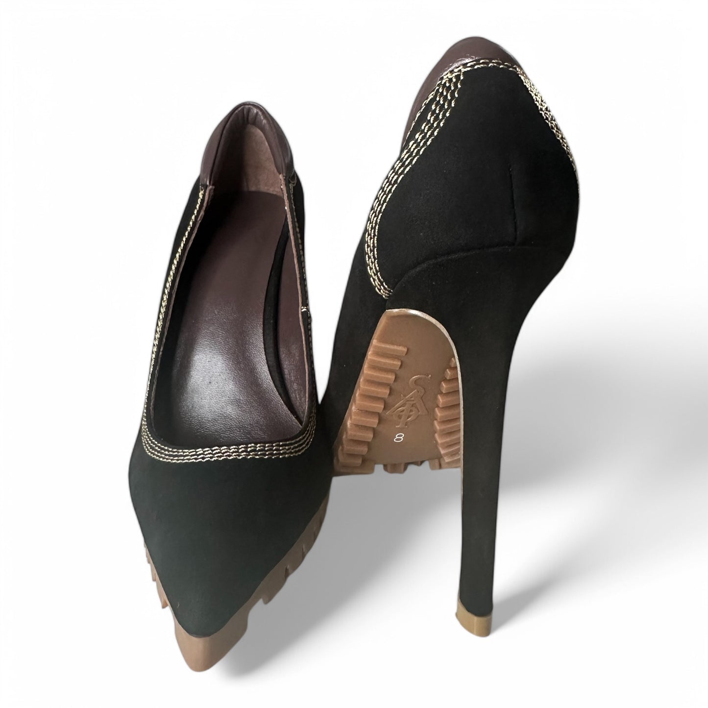 SIA HER DECONSTRUCT PUMPS (BLACK)