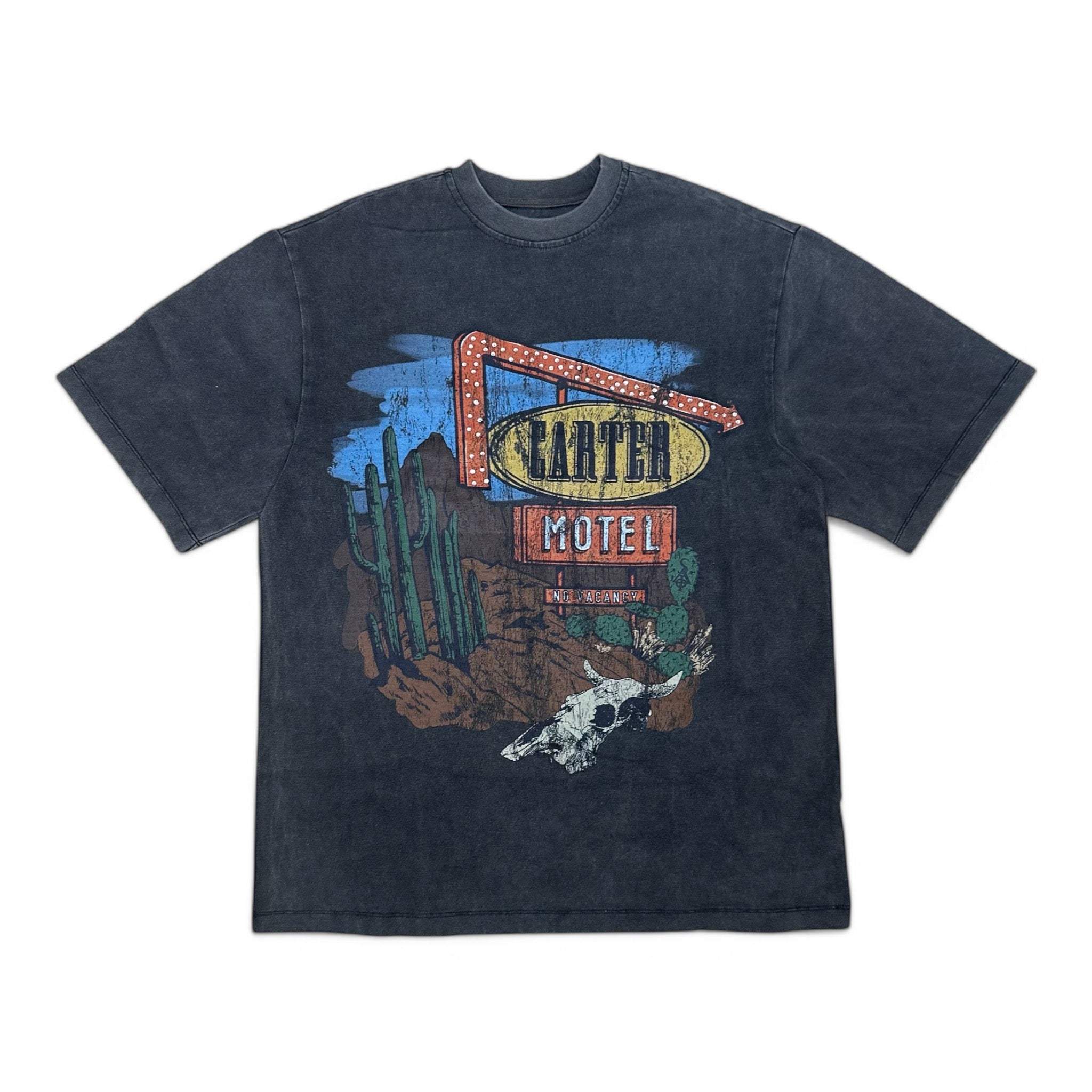 SIA HER "CARTER MOTEL" WASHED RHINESTONE T-SHIRT