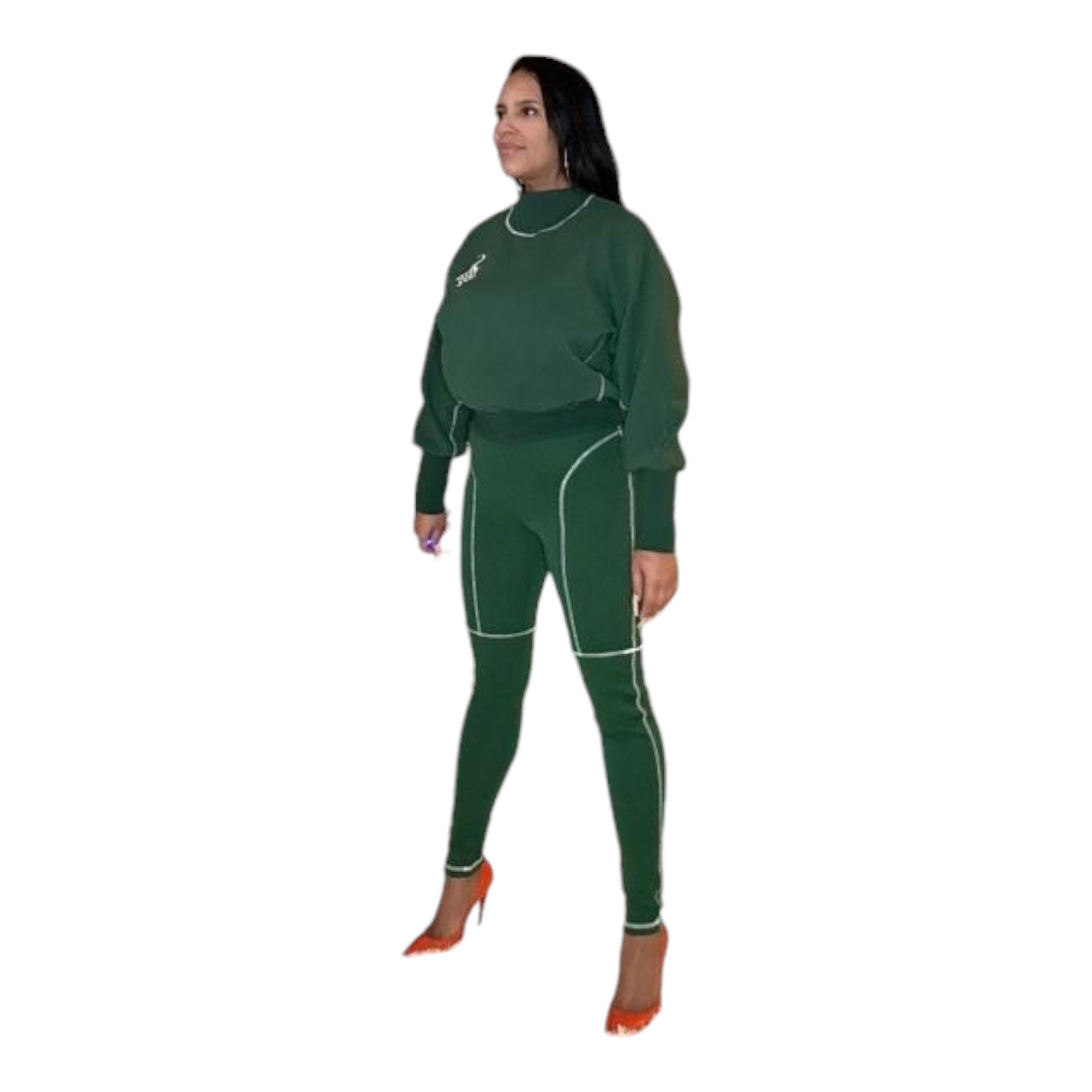 FW/24 SIA HER " Emerald" ROAD TRIP Leggings Set