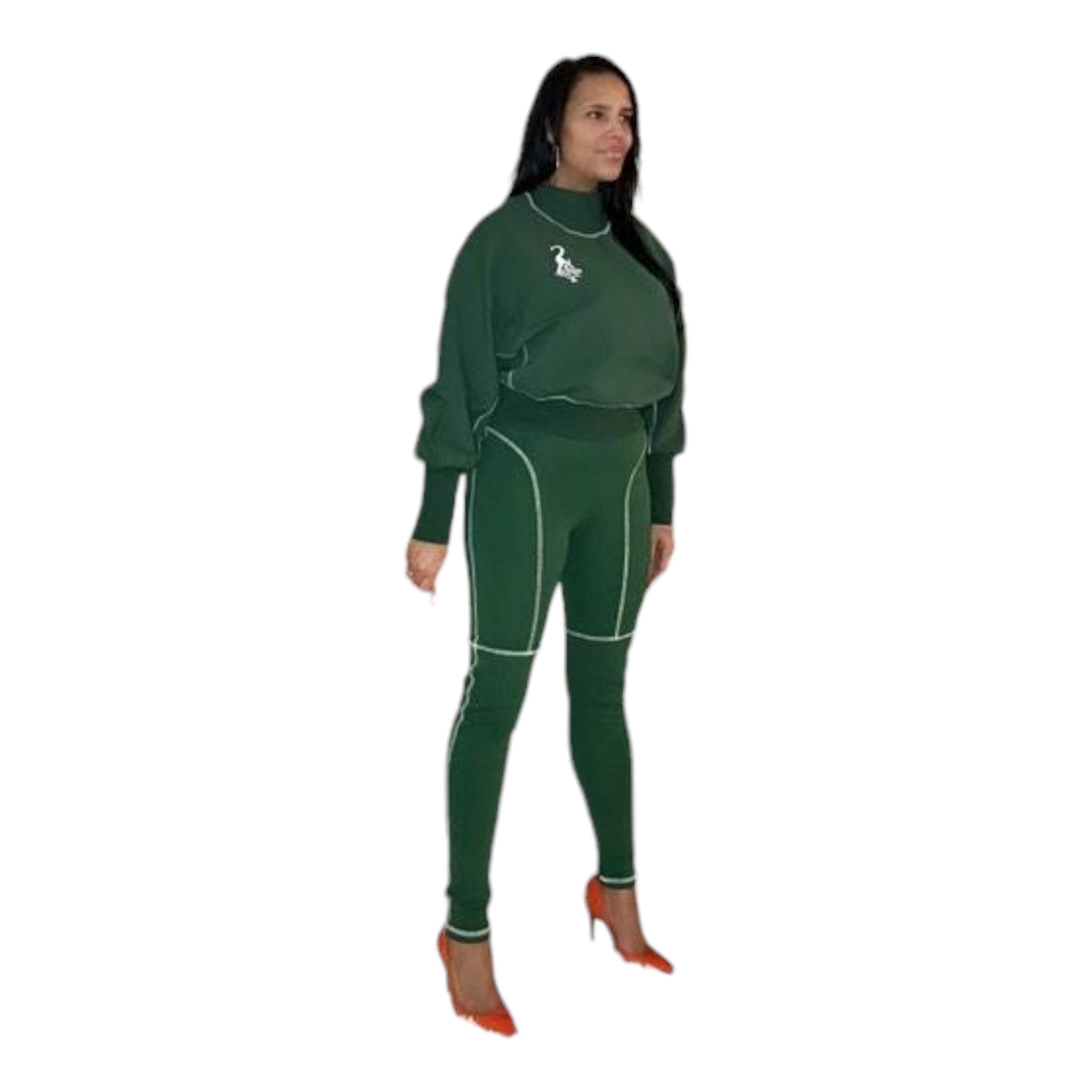 FW/24 SIA HER " Emerald" ROAD TRIP Leggings Set