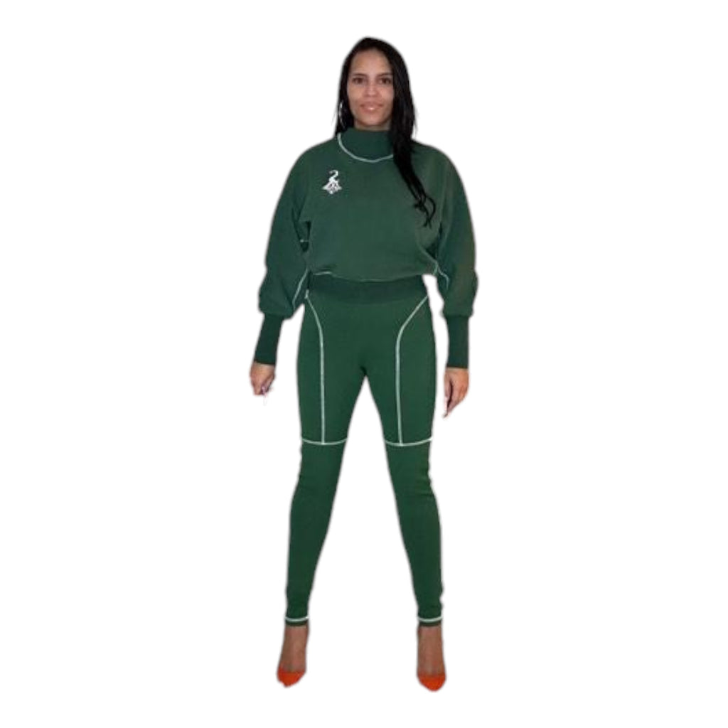 FW/24 SIA HER " Emerald" ROAD TRIP Leggings Set