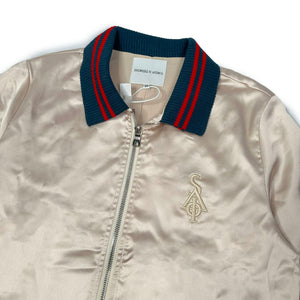 
                  
                    Load image into Gallery viewer, SIA CREAM &amp;quot;PAID IN FULL&amp;quot; SILK TRACKSUIT
                  
                