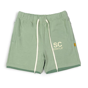 
                  
                    Load image into Gallery viewer, SIA &amp;quot;GREEN TEA&amp;quot; ESNTLS SHORTS
                  
                
