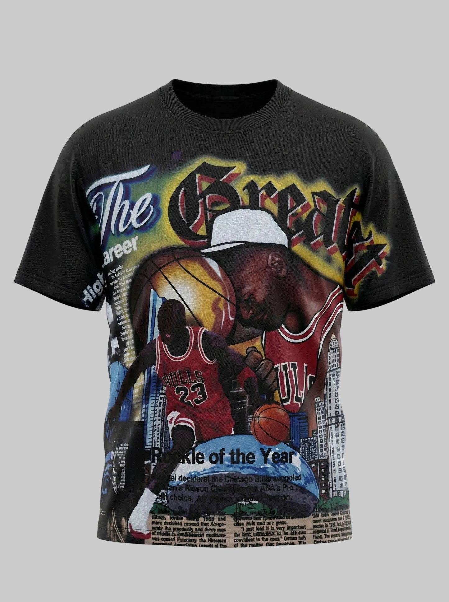 Oversized Art Tee (G.O.A.T) -BLACK