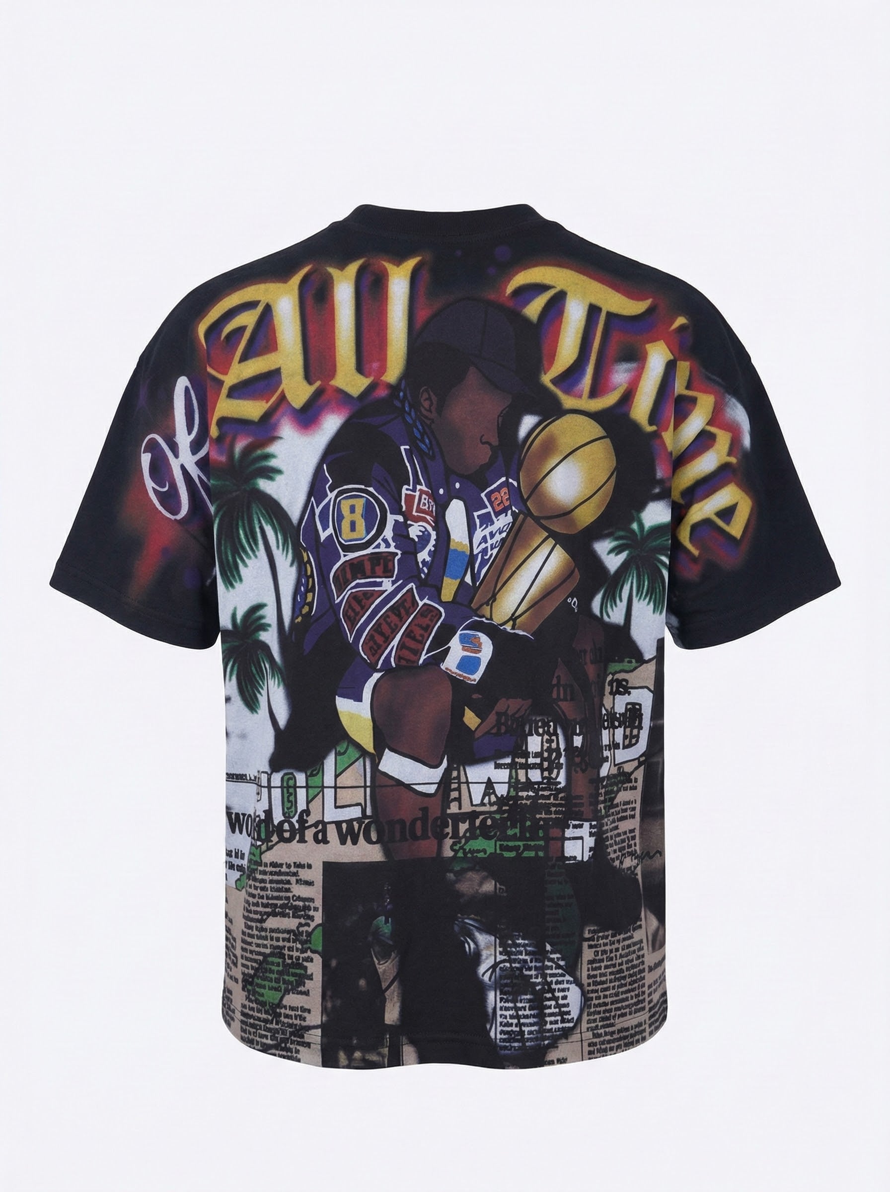 Oversized Art Tee (G.O.A.T) -BLACK