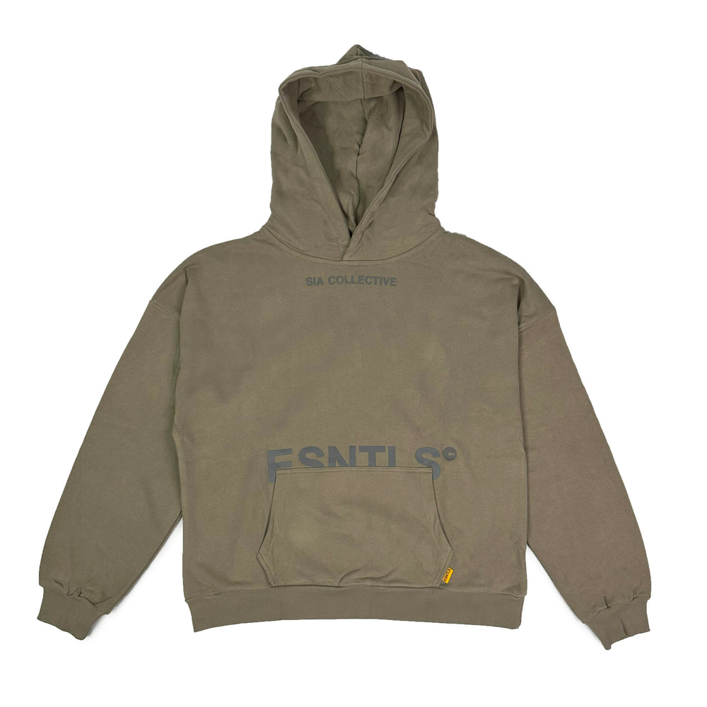 
                  
                    Load image into Gallery viewer, SIA &amp;quot;Military OLIVE&amp;quot; ESNTLS HOODIE
                  
                