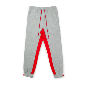 
                  
                    Load image into Gallery viewer, SIA TECH FLEECE &amp;quot;GREY/RED&amp;quot; SWEATPANTS
                  
                