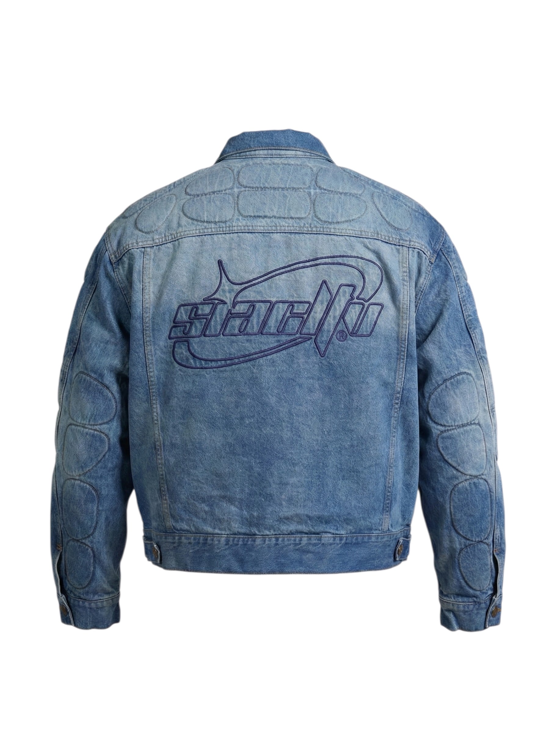 MOTO DENIM JACKET (BLUE)