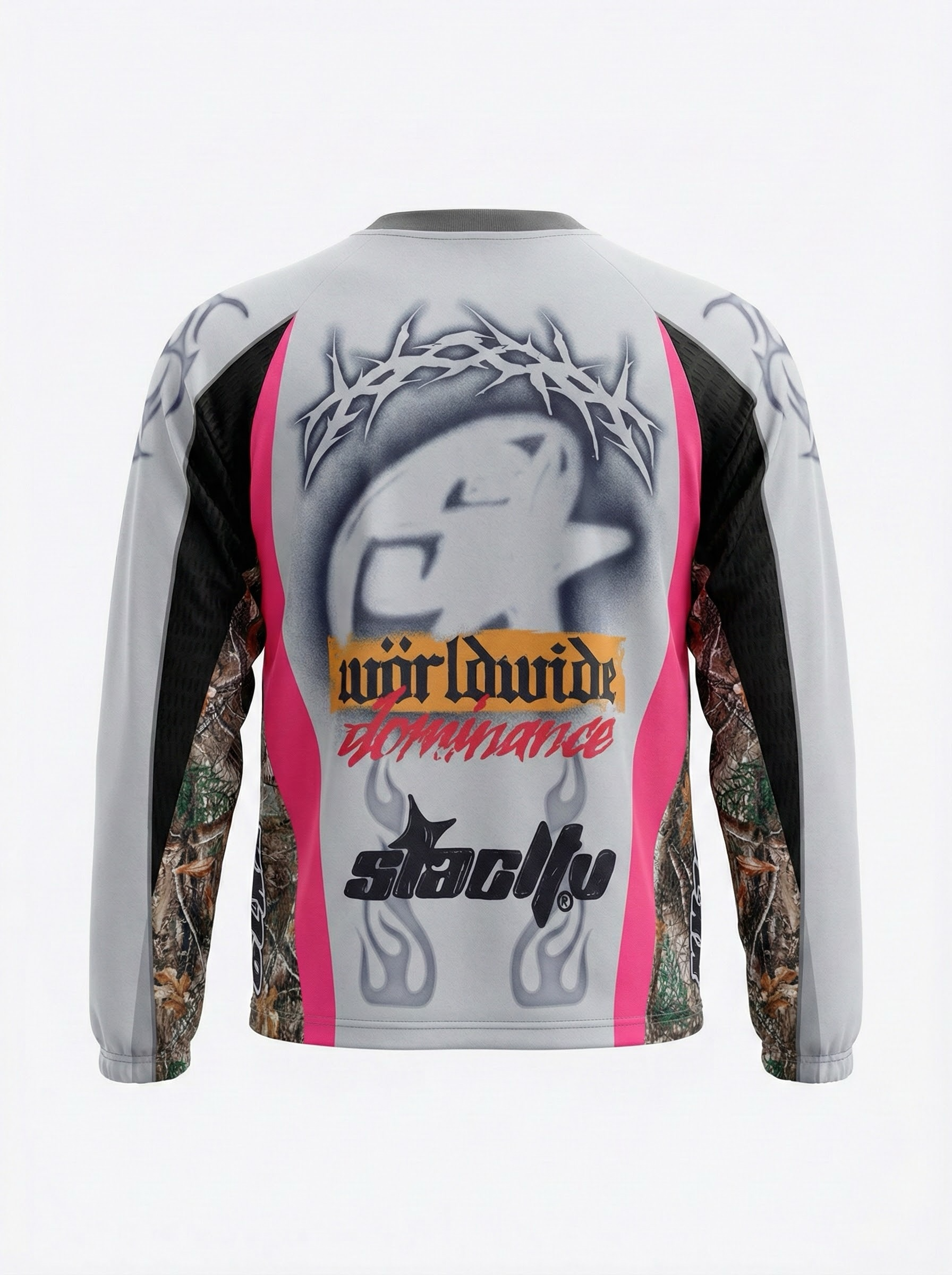 Y2K MOTOR-CROSS JERSEY (Tree Camo)