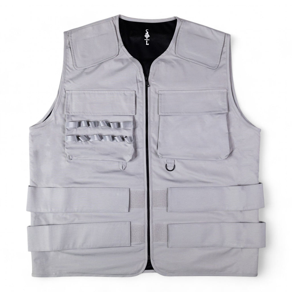 FW/24 SIA "GREY" WORLD PATCH CARGO VEST