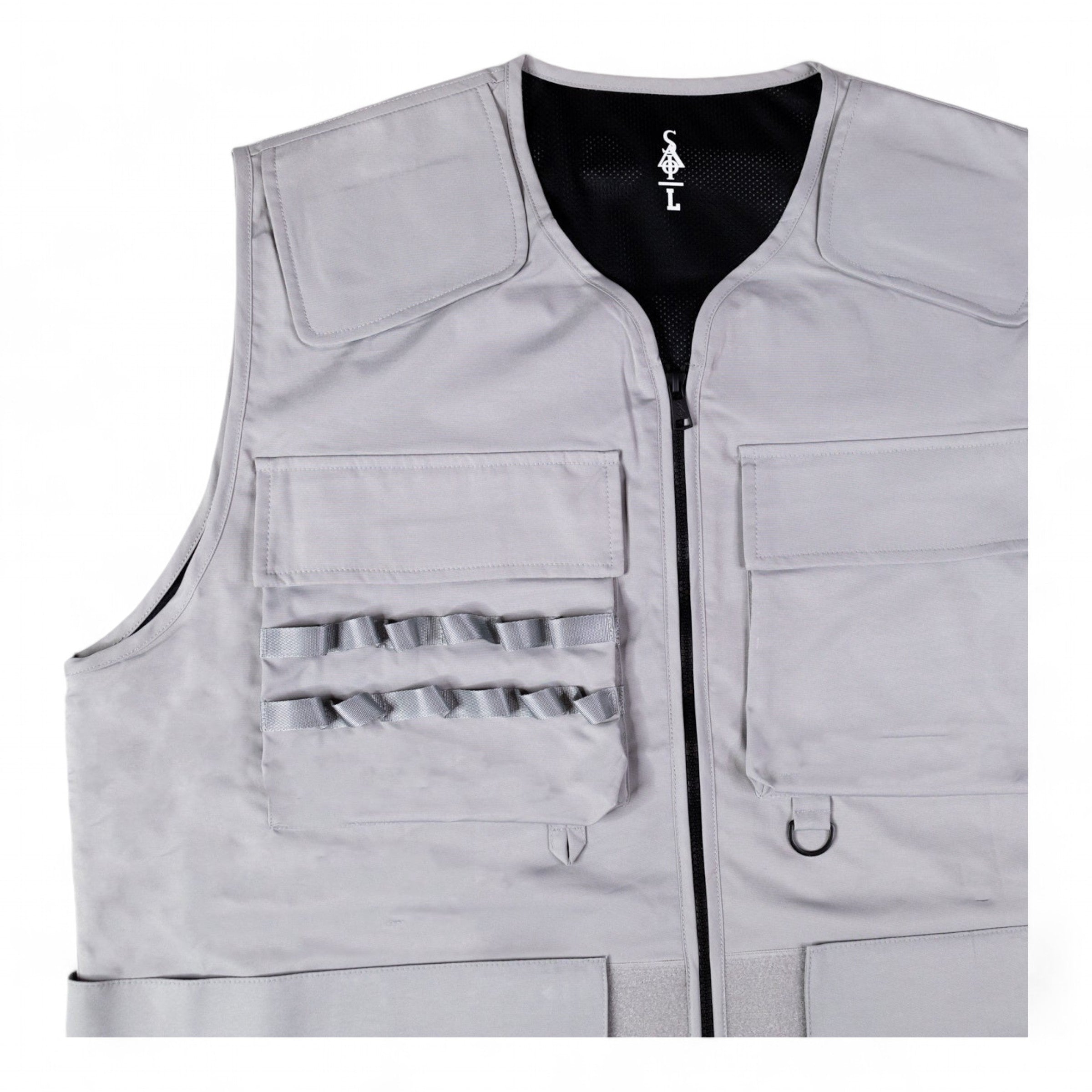 FW/24 SIA "GREY" WORLD PATCH CARGO VEST