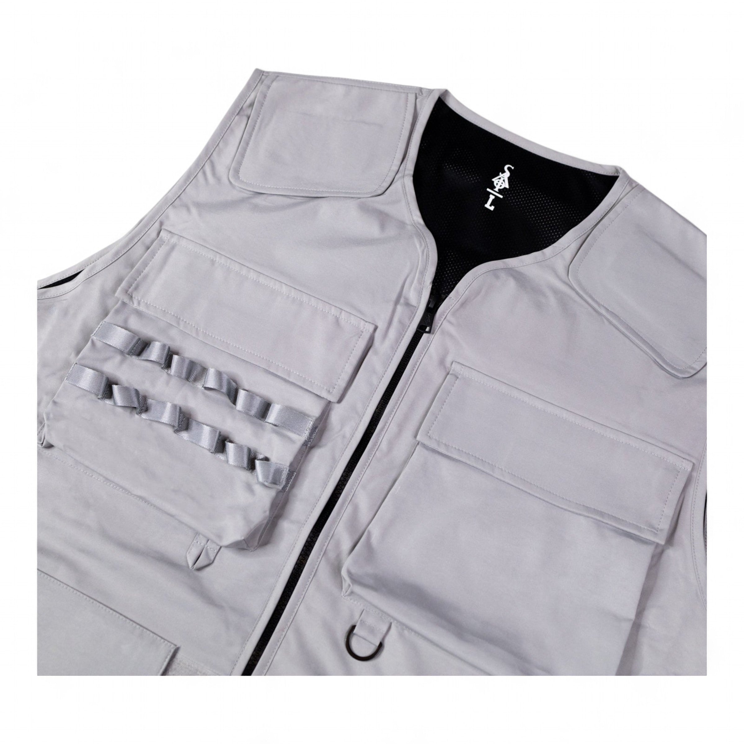 FW/24 SIA "GREY" WORLD PATCH CARGO VEST