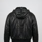 ALIEN LEATHER HOODIE (ALLBLACK)