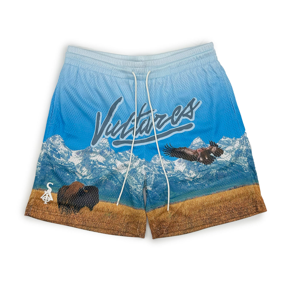 
                  
                    Load image into Gallery viewer, SIA &amp;quot;BLUE SKY &amp;quot; Mesh Shorts
                  
                