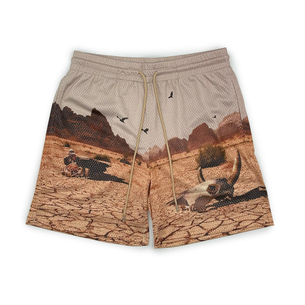 
                  
                    Load image into Gallery viewer, SIA &amp;quot;BROWN DESERT&amp;quot; Mesh Shorts
                  
                