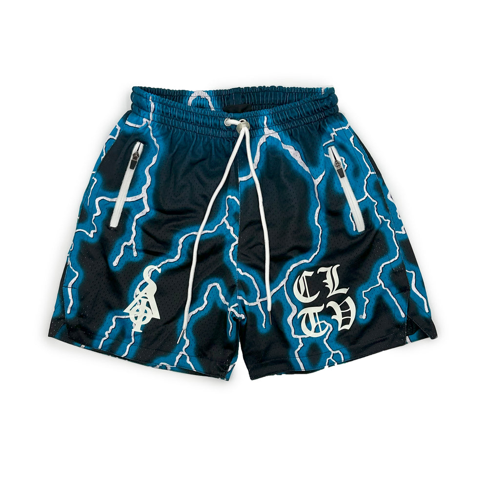 
                  
                    Load image into Gallery viewer, SIA &amp;quot;BLUE LIGHTNING&amp;quot; Mesh Shorts
                  
                