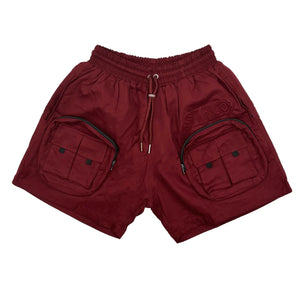 
                  
                    Load image into Gallery viewer, SIA &amp;quot;BURGUNDY&amp;quot; CARGO SHORTS
                  
                