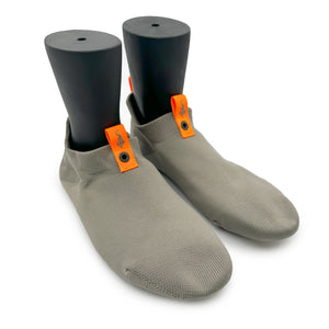 
                  
                    Load image into Gallery viewer, SIA KNIT &amp;quot;GREY/ORANGE&amp;quot; BOOTIES
                  
                