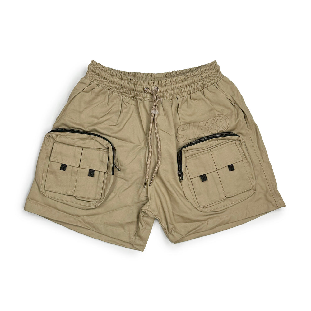 
                  
                    Load image into Gallery viewer, SIA &amp;quot;KHAKI&amp;quot; CARGO SHORTS
                  
                
