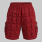Multi-Pocket Shorts (RED WINE)
