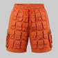 Multi-Pocket Shorts (ORANGE)