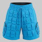 Multi-Pocket Shorts (SKY BLUE)