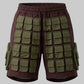 Multi-Pocket Shorts (BEEF AND BROCCOLI)