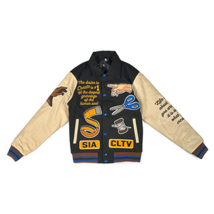 
                  
                    Load image into Gallery viewer, SIA &amp;quot;CREAZIONE&amp;quot; VARSITY JACKET
                  
                