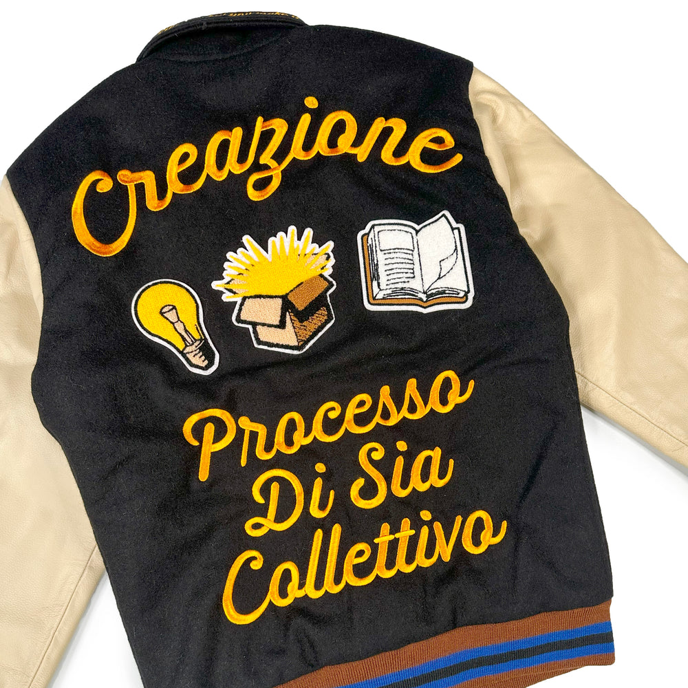 
                  
                    Load image into Gallery viewer, SIA &amp;quot;CREAZIONE&amp;quot; VARSITY JACKET
                  
                