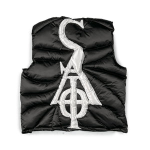 
                  
                    Load image into Gallery viewer, SIA &amp;quot;BLACK&amp;quot; PUFFER SIA LOGO VEST
                  
                