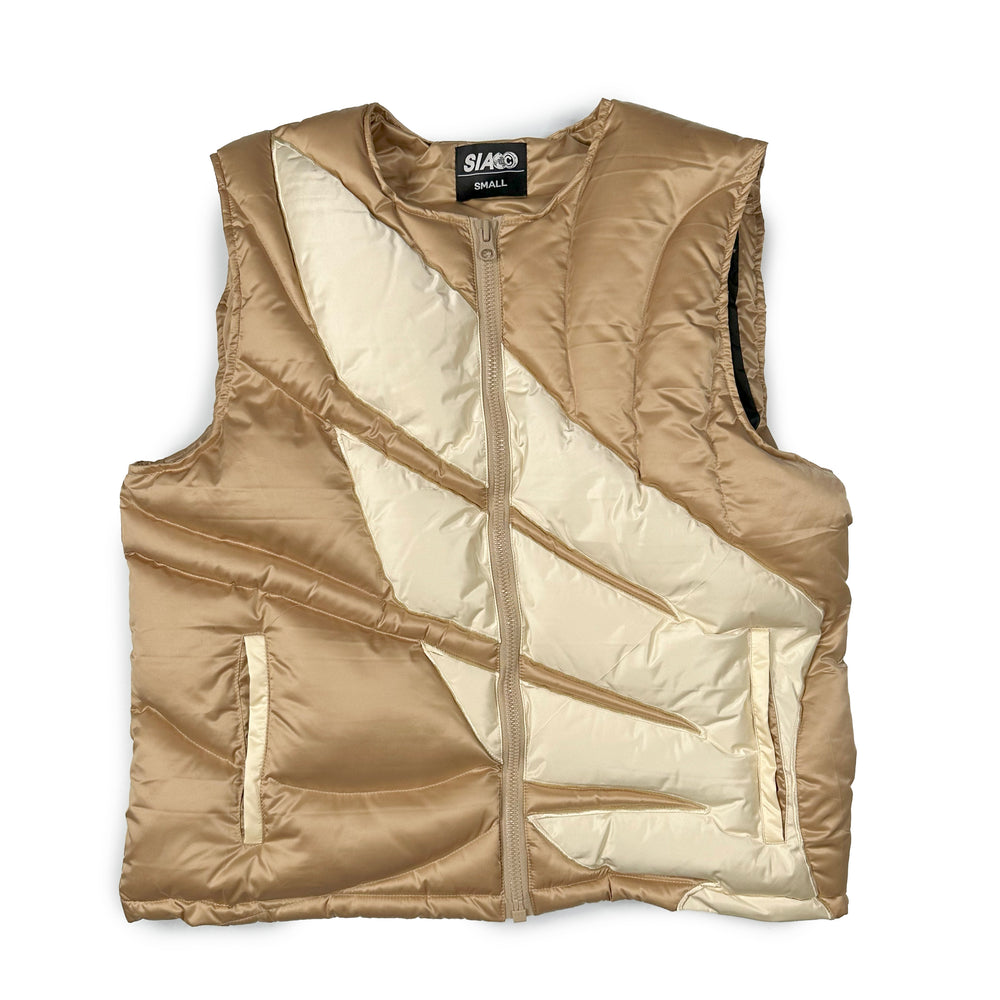 
                  
                    Load image into Gallery viewer, SIA &amp;quot;CARAMEL&amp;quot; PUFFER SIA LOGO VEST
                  
                