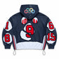 (PREORDER!!!!!) HANDMADE UPCYCLE HOODIE - DREAMTEAM (NAVY)