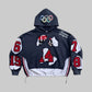 (PREORDER!!!!!) HANDMADE UPCYCLE HOODIE - DREAMTEAM (NAVY)